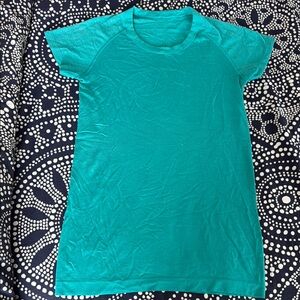 Lululemon Athletica Swiftly Tech Teal Short Sleeve Tee